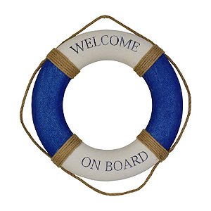 Boia De Espuma Azul Vibrante Welcome