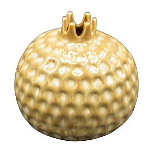 Enfeite Bola Com Relevo Branca