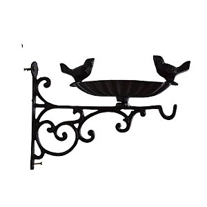 Comedouro Suspenso De Passaro Em Metal