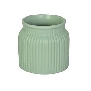 Vaso De Ceramica Com Borda Relevo Vertical Sortidos