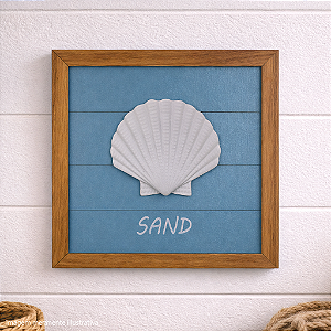 Quadro Fundo Azul Sand