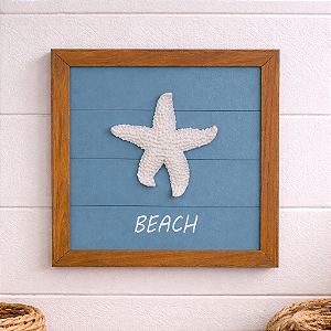 Quadro Fundo Azul Beach