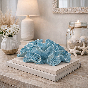 Enfeite Coral Pequeno Azul