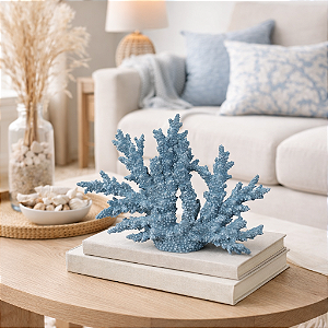 Coral Arbusto Resina Azul