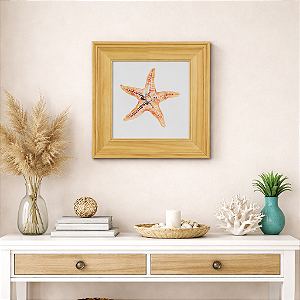 Quadro Estrela Do Mar Bege