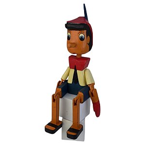 Enfeite Pinoquio Articulado 54Cm