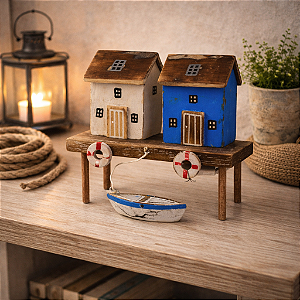 Enfeite Casinhas De Pescador