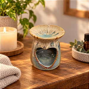 Porta-Vela Decorativo com Coração