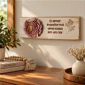 Enfeite o amor transforma uma casa