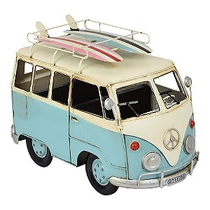 Kombi Azul com Prancha