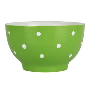 Bowl Verde Pontilhado em Cerâmica