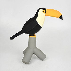 Enfeite Tucano Geométrico Pequeno