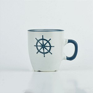 Caneca Oceano Branca Timão P em Cerâmica