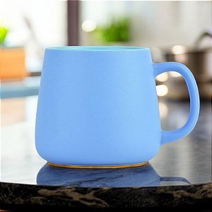 Caneca Color Roxa em Cerâmica