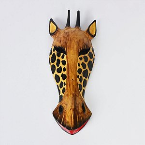 Máscara Decor Girafa Marrom