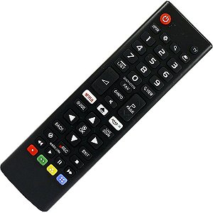 Controle Remoto Tv Led Elege Smart Tv AKB75095315 Amazon/Netflix
