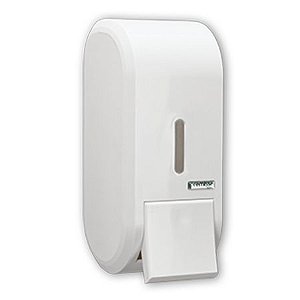 DISPENSER COMPACTA PARA SABONETE ESPUMA COM RESERVATÓRIO 400ML BRANCO - PREMISSE