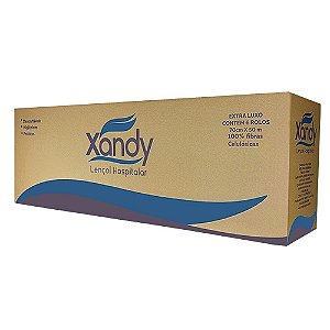 LENÇOL HOSPITALAR EXTRA LUXO 70CMX50M C/6 ROLOS - XANDY