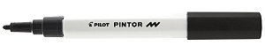MARCADOR PINTOR PONTA FINA 1.0 PRETO - PILOT