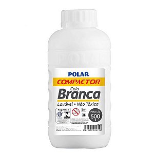 COLA POLAR BRANCA 500G - COMPACTOR