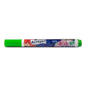 MARCADOR PARA TECIDO ACRILPEN 510 VERDE FOLHA - ACRILEX