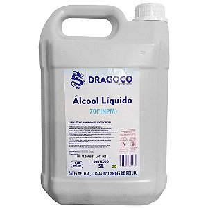 ÁLCOOL LÍQUIDO 70 DRAGOCO - 5L