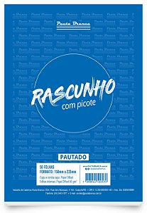 BLOCO 1/4 PAUTADO 50 FLS - PAUTA BRANCA