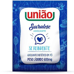 ADOÇANTE SUCRALOSE EM SACHÊS 600MG C/400 UNIDADES - UNIÃO