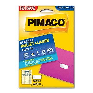 ETIQUETA A5Q-1226 12 FOLHAS - PIMACO