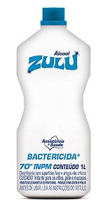 ÁLCOOL ZULU LÍQUIDO 70º INPM - 1L