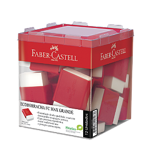 BORRACHA ECO FC MAX GRANDE C/12 UNIDADES - FABER-CASTELL