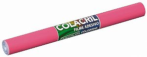 FILME ADESIVO PREMIUM ROSA 45CMX10M - COLACRIL