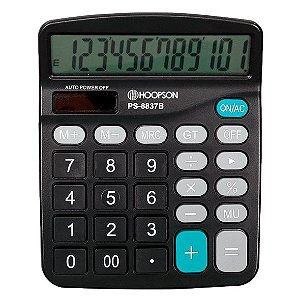 CALCULADORA ELETRÔNICA PS-8837B 12 DÍGITOS - HOOPSON