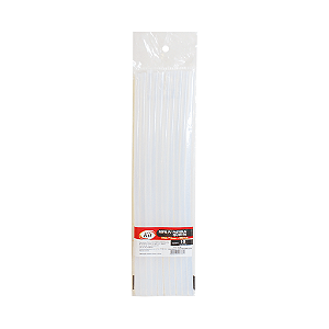 REFIL P/PISTOLA QUENTE FINA TRANSPARENTE C/10 UNIDADES - KIT