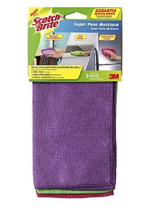 SUPER PANO MULTIUSO SCOTCH-BRITE C/3 UNIDADES - 3M