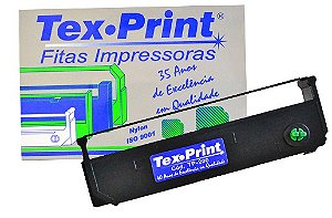 FITA IMPRESSORA CMI-600 HASTE CURTA TP-200 PRETA C/2 UNIDADES - TEX-PRINT
