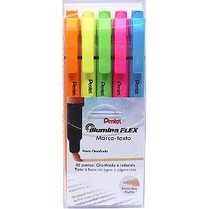 MARCA TEXTO ILLUMINA FLEX KITSLW11-5 C/5 UNIDADES - PENTEL