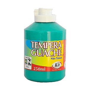TEMPERA GUACHE 250ML VERDE - KIT
