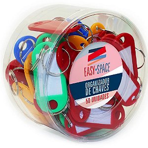 ORGANIZADOR DE CHAVES SORTIDOS C/50 UNIDADES - EASY SPACE