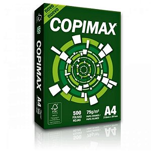 PAPEL COPIMAX A4 210MMX297MM - 500 FLS