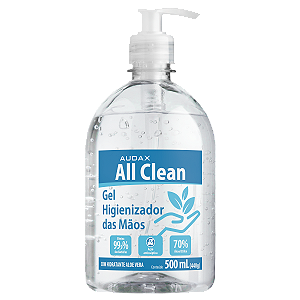 ÁLCOOL GEL 70º ALL CLEAN AUDAX - 500ML