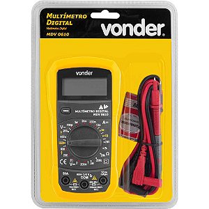 MULTÍMETRO DIGITAL MDV 0610 - VONDER