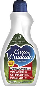 DESINFETANTE CASA & CUIDADO ESCUDO FLORAL - 500ML