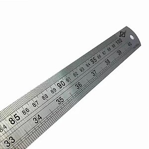 RÉGUA EM AÇO INOX 100CM - BRASFORT