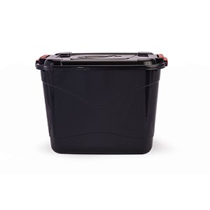 CAIXA ORGANIZADORA 30 LITROS PRETA - FORMPLAST