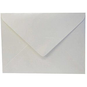 ENVELOPE VISITA VERGÊ 80G 80MMX115MM BRANCO DIAMANTE C/100 UNIDADES - ROMITEC