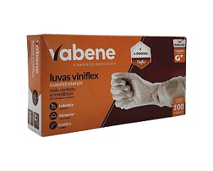 LUVA VINIFLEX SEM PÓ GRANDE C/100 UNIDADES - VABENE