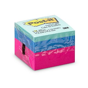 BLOCO ADESIVO POST-IT CUBINHO ULTRA 47,6MMX47,6MM 400 FLS - 3M