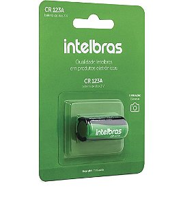 BATERIA CILÍNDRICA DE LÍTIO 3V CR123A - INTELBRAS