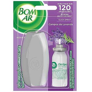 BOM AR AIR WICK CLICK SPRAY CAMPOS DE LAVANDA APARELHO + REFIL - 12ML